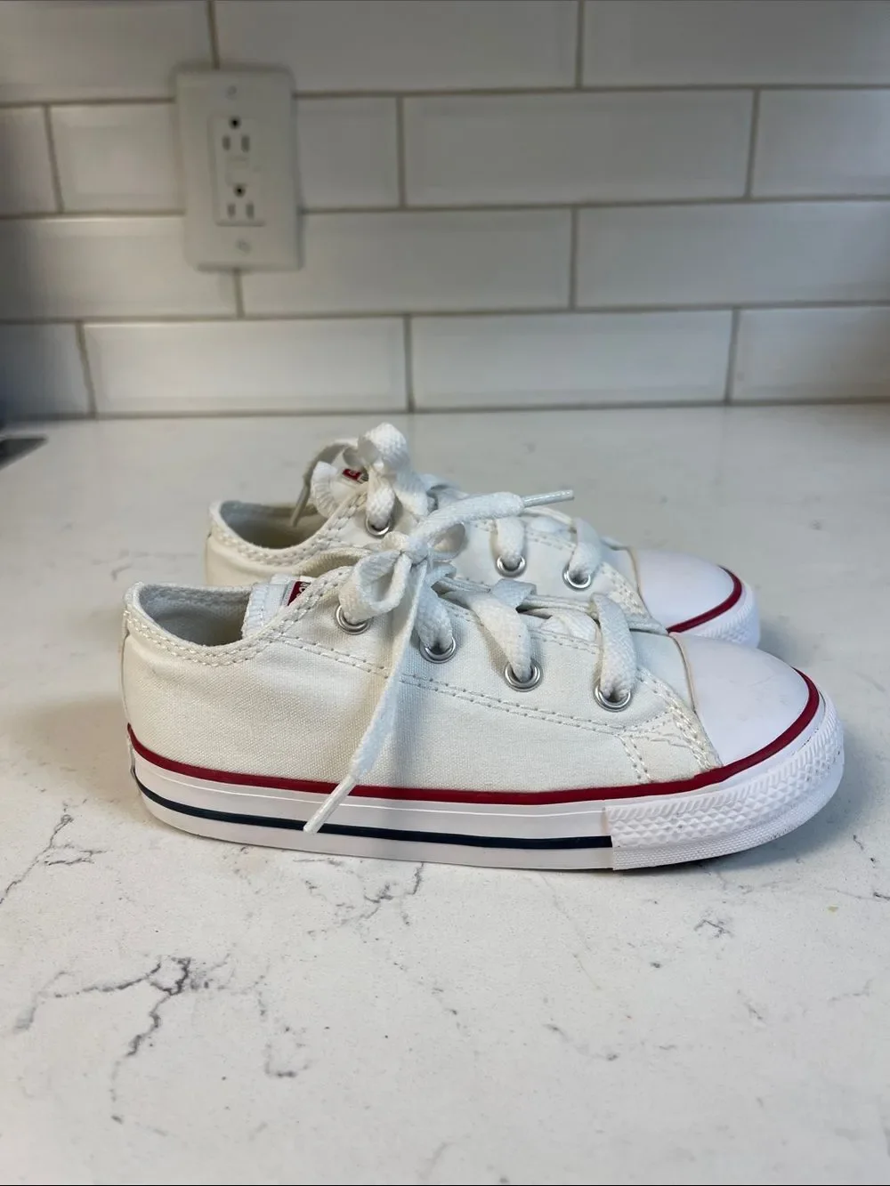 (Infant) Converse Chuck Taylor All Star Ox 'Optic White' 7J256 Size 9